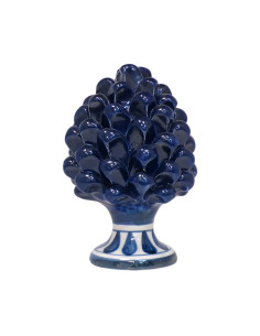 Pigna siciliana blu in Ceramica di Caltagirone