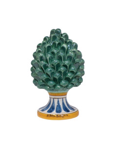 Pigna siciliana verde in Ceramica di Caltagirone
