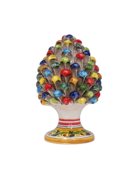 Pigna siciliana multicolor in Ceramica di Caltagirone