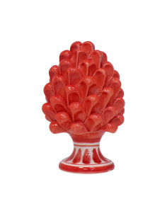 Pigna siciliana rossa in ceramica di Caltagirone