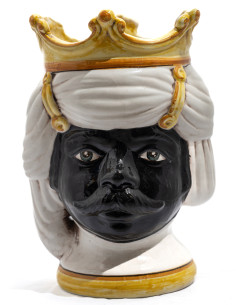 Moorhead in Caltagirone Ceramic - Man